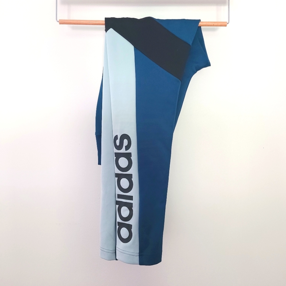 Blue Addidas Leggings